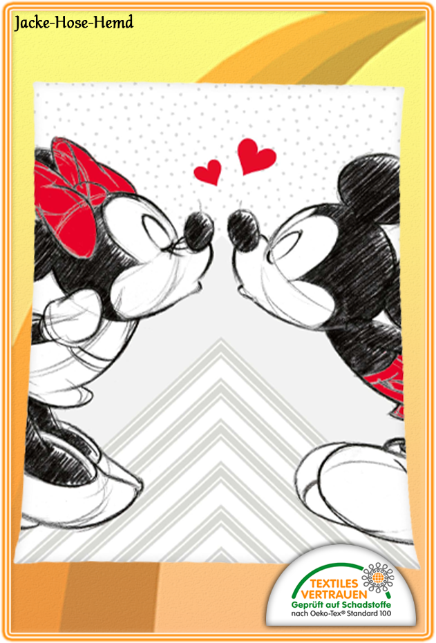 Minnie- & Mickey Mouse Decke